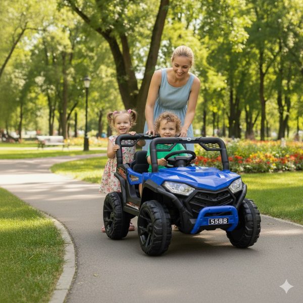 Dzip terenac na akumulator 5588 plavi