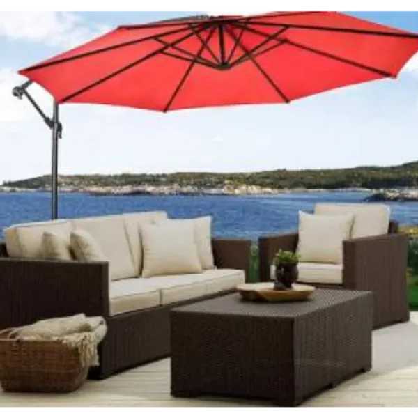 Crveni Parasol 3m – Stil, Hladovina i Praktičnost u Jednom Potezu