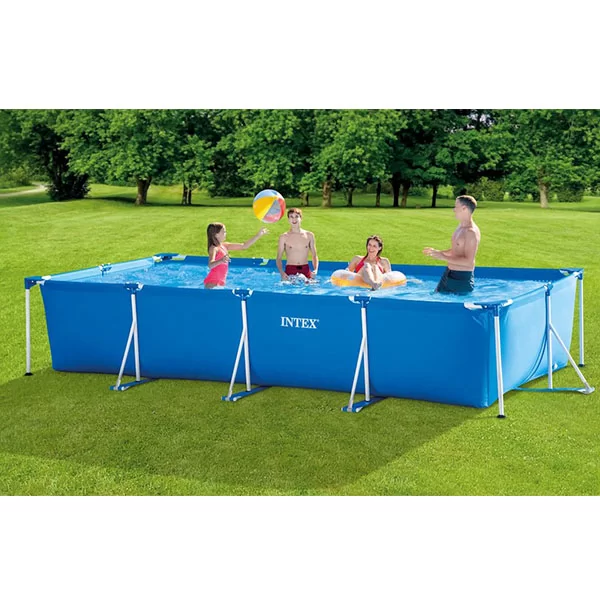 Bazen Rectangular Frame 450x220x84 cm Intex sa Pumpom