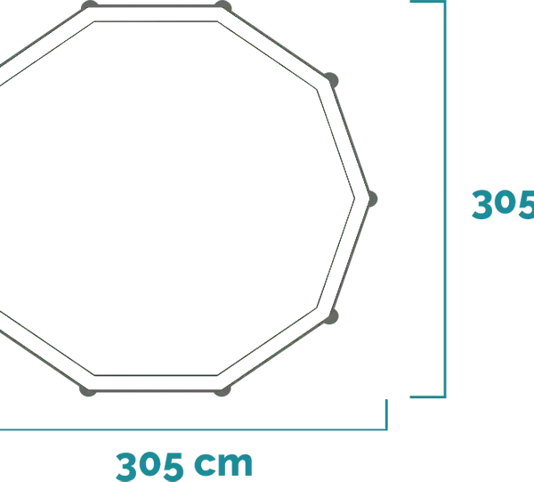 Intex Prism Frame Bazen 3.05 x 0.76 m