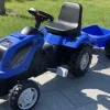 Traktor za decu sa prikolicom – Plavi