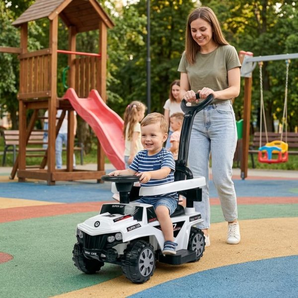DriveFun Dečija Guralica Autić sa Muzikom Model 468 Bela🚗🔊