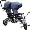Tricikl za blizance Playtime Twins 412 Sivi