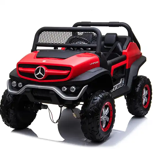 Mercedes Benz dečiji Džip sa EVA gumama i PU Sedištem Model 291 crveni 🚙