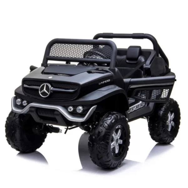 Mercedes Benz dečiji Džip sa EVA gumama i PU Sedištem Model 291 crni 🚙🖤