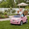 Fiat 500 Auto na akumulator 237 pink