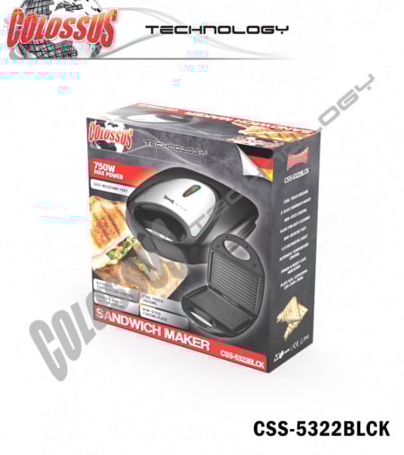 Sendvič toster CSS-5322BLCK