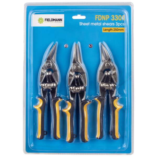 FIELDMANN FDNP 3301 Set makaza za lim (3 dela)