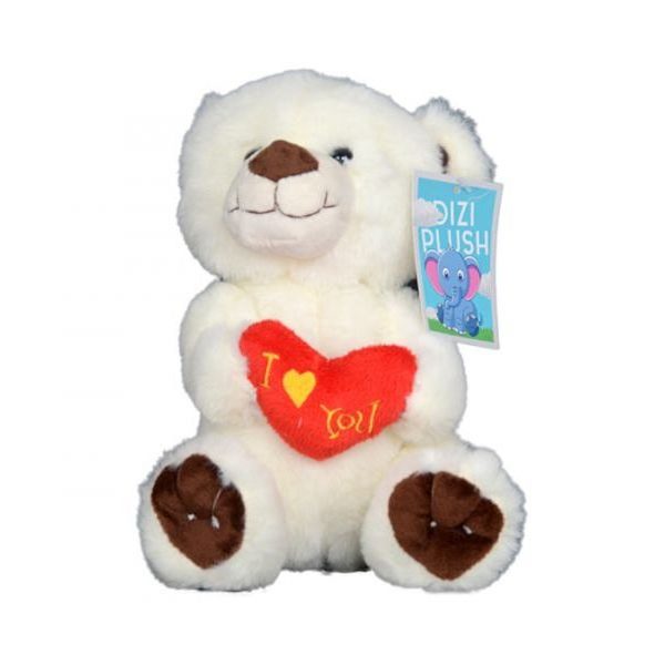 DIZI TOYS PLISANA IGRACKA 20CM MEDA SA SRCEM, 0+