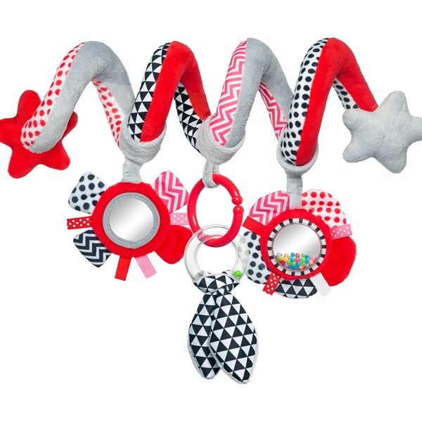 CANPOL BABIES PLISANA IGRACKA ZIG ZAG  - RED 68/063