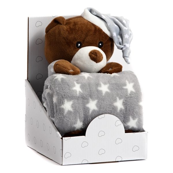 BBO SET IGRACKA + CEBENCE SLEEPING BEAR (B200003) - GREY