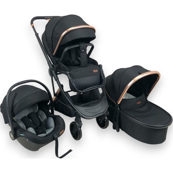 BBO KOLICA ZA BEBE 3u1 NEO (BD801) - BLACK