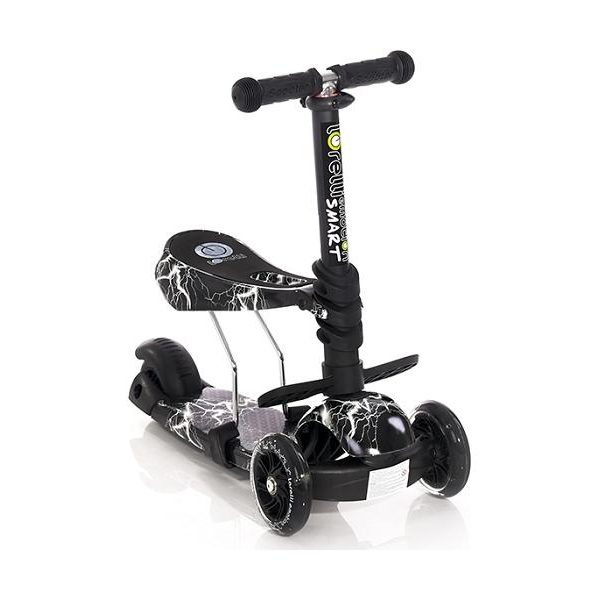 LORELLI TROTINET SMART BLACK FLASH