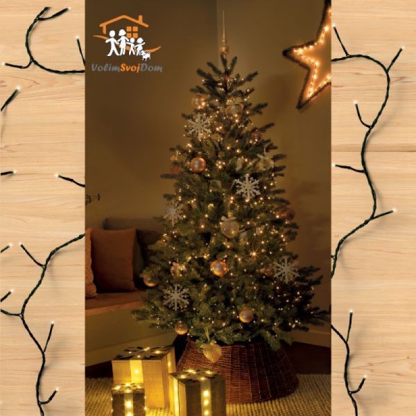 Novogodišnja rasveta za jelku 900cm Topla bela Lumineo Basic 494164