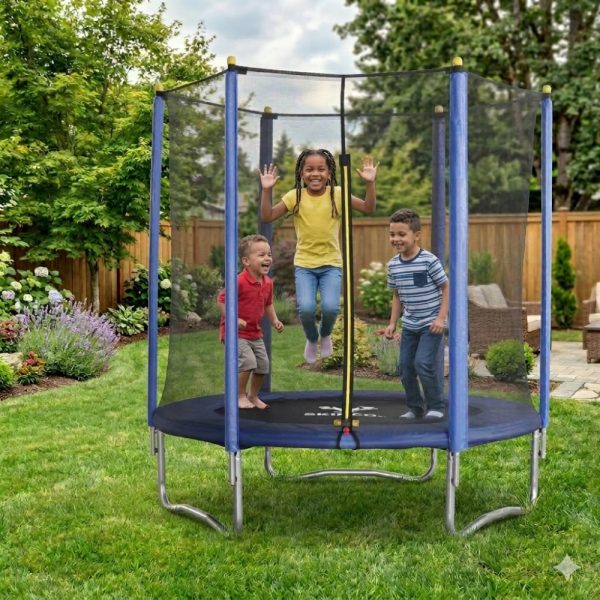 Trambolina 3.05m sa merdevinama i zaštitnom mrežom – Playtime