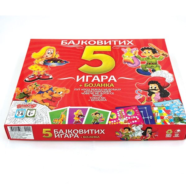 Bajkovitih 5 igara sa bojankom