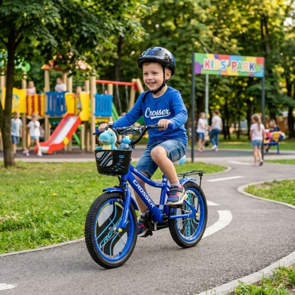 Dečiji bicikl 16” Crosser plava