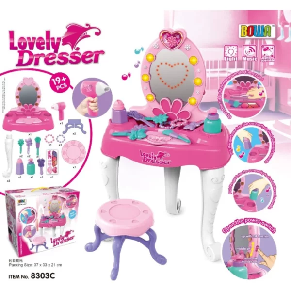 Sto za ulepšavanje sa stolicom 020809