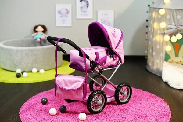 Kolica za lutke Ruby princess pink