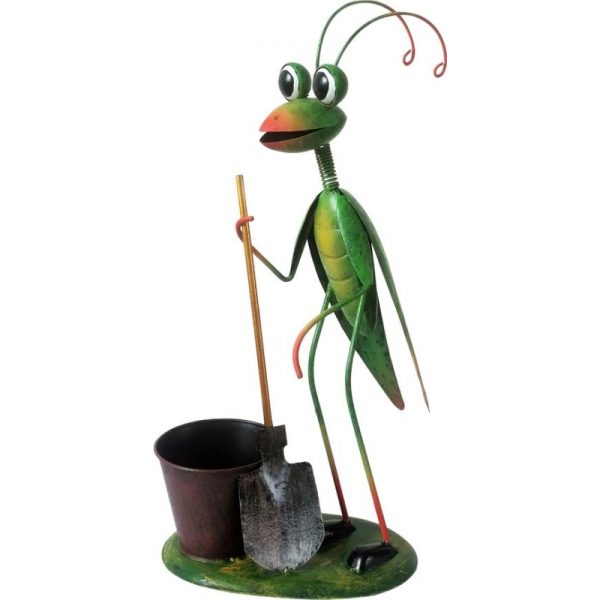 Ukras Bogomoljka lim 26x15x52cm