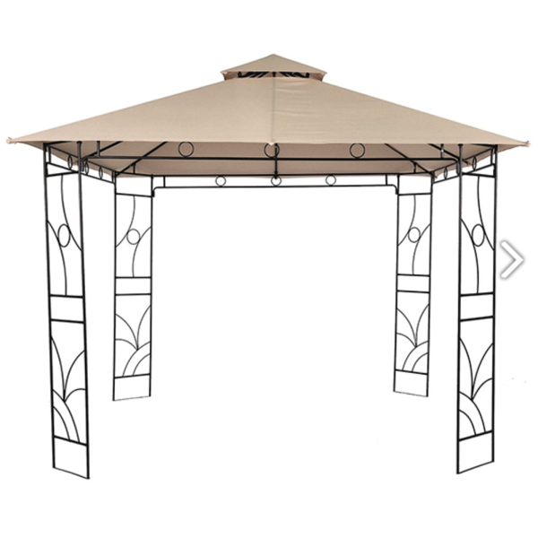 Metalna gazebo tenda – bež panama