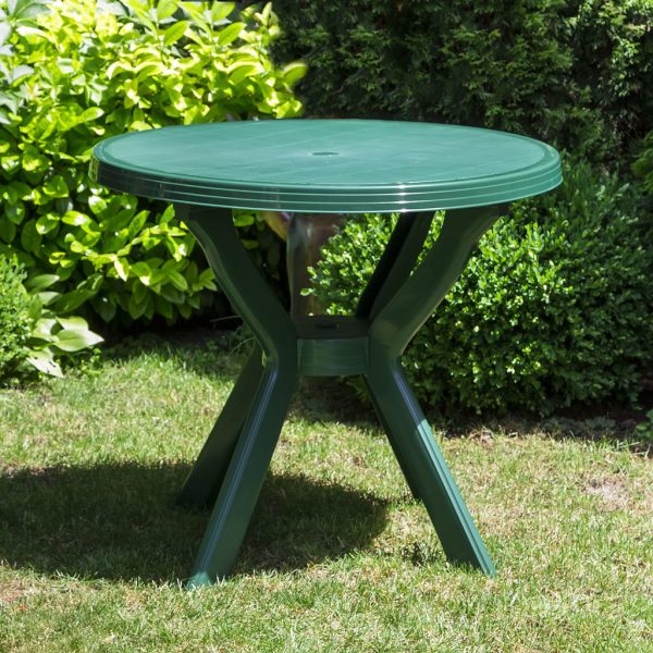 Baštenski sto plastični fi 70cm okrugli