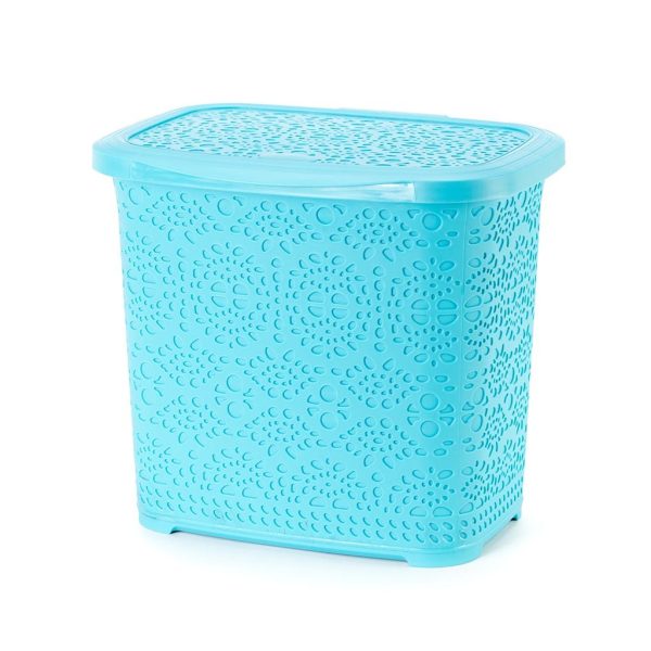 Kutija sa poklopcem i čipkastom mustrom 8 L