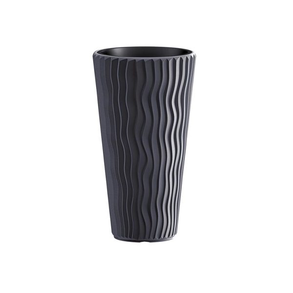 Saksija Talasasta visoka sa uloškom 30x50 cm