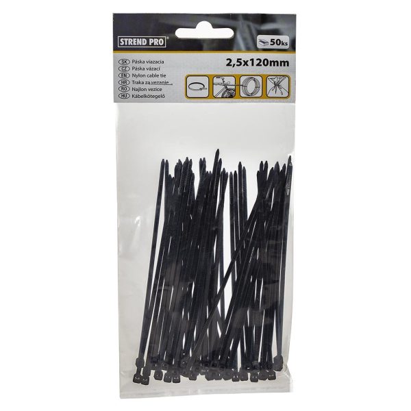 Vezica za kablove 120x2,5mm 50/1