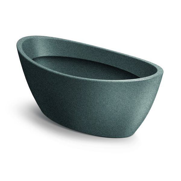 Saksija Aria Oval 40cm - granit fina 105GR