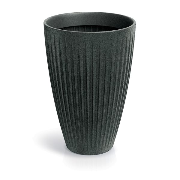 Saksija Latia visoka 40cm - granit intenziv 462GR
