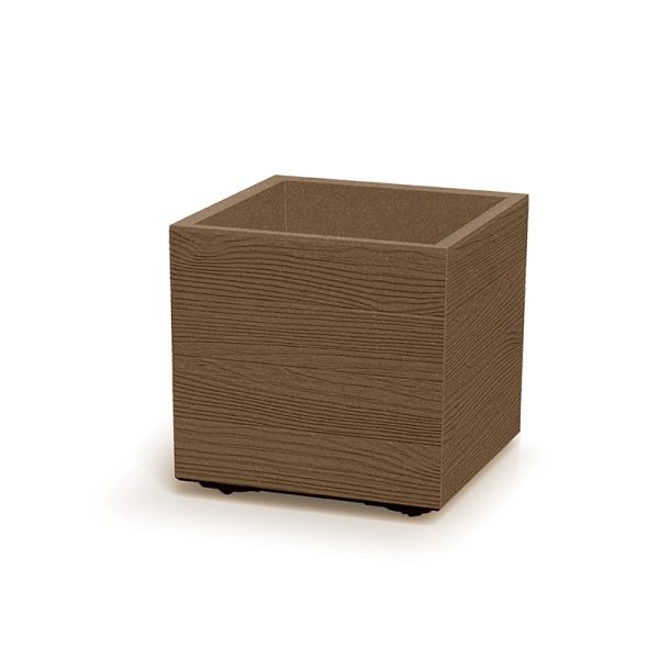 Saksija Madera 30x30cm Eco sa točkom - naturo 4665W