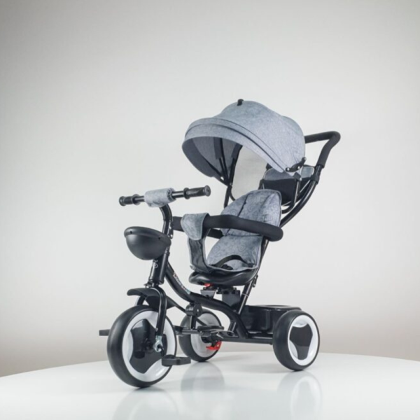 431 Tricikl Playtime siva