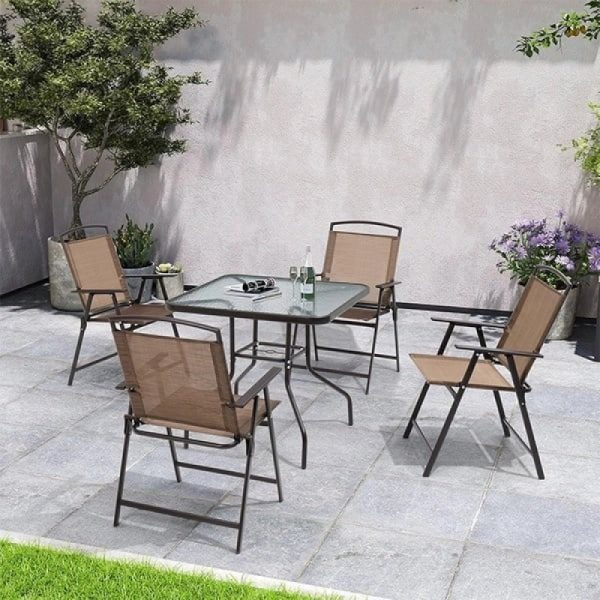 Baštenski set sto i sklopive stolice za 4 osobe 24-SA0123K