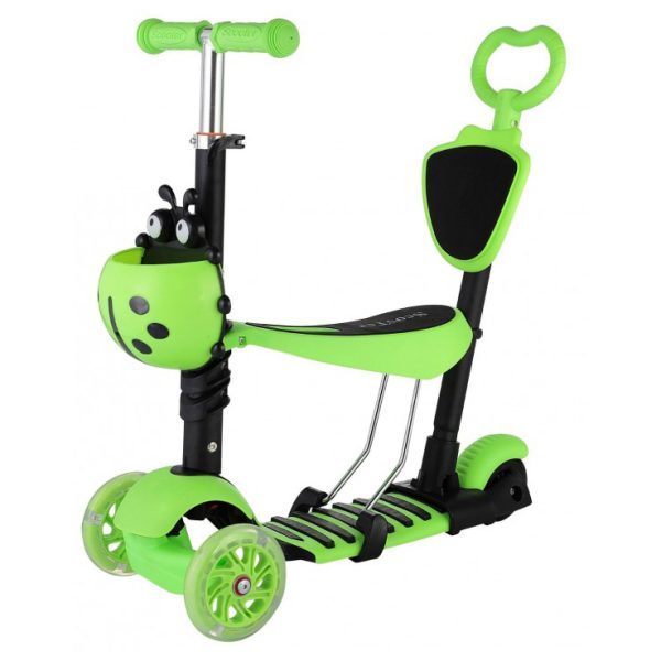 Dečiji trotinet 5 u 1 (Bubamara) zeleni