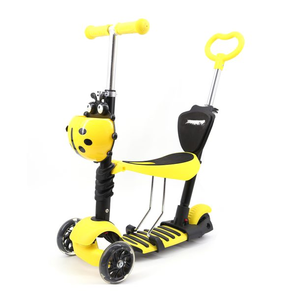 Dečiji trotinet 5 u 1 (Bubamara) zuti