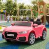 Auto na baterije AUDI TT Licencirani roze