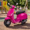 Motor na baterije VESPA PRIMAVERA Licencirani roze
