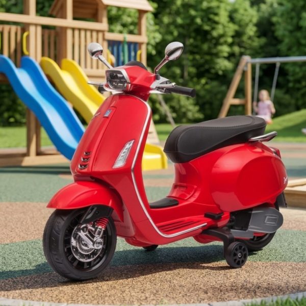 Motor na baterije VESPA PRIMAVERA Licencirani crveni