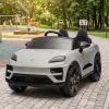 Auto na baterije PORCHE MACAN SUV Licencirani sivi