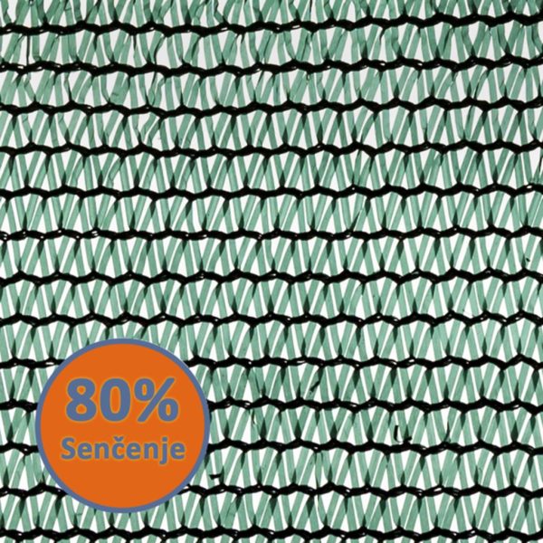 Mreža za zasenu 2,0x10m 80%