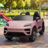 Auto na baterije PORCHE MACAN SUV Licencirani roze