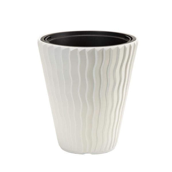 Saksija Talasasta 30x33 cm sa uloškom