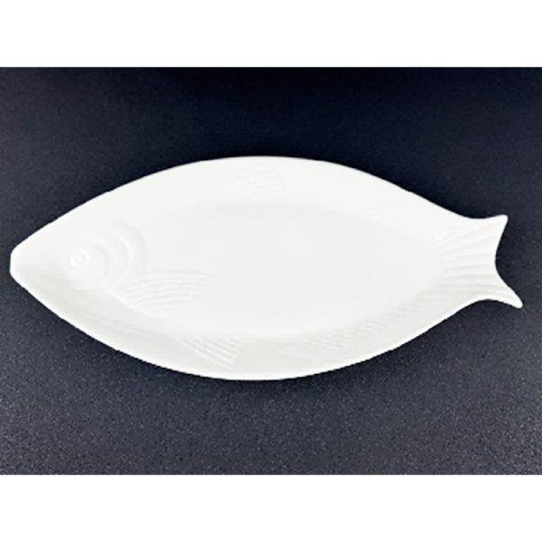 Tanjir keramicki  - riba 250322 39x18cm