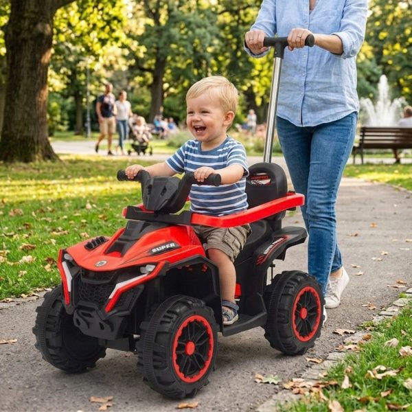 Motor Guralica kvad 6v sa ručkom MB 4825p CRVENA