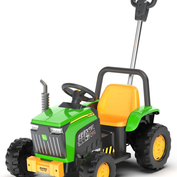 Traktor mini sa ručkom 6v 1moto ZELENA MB8349