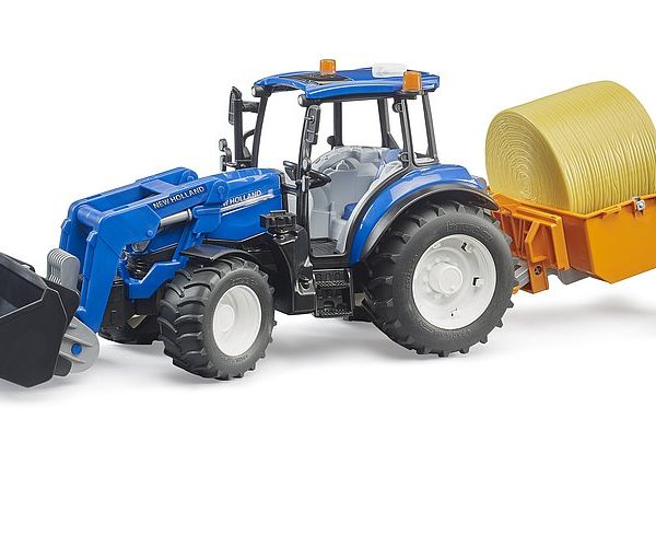 Traktor N.H. T5.120  sa kašikom i balom