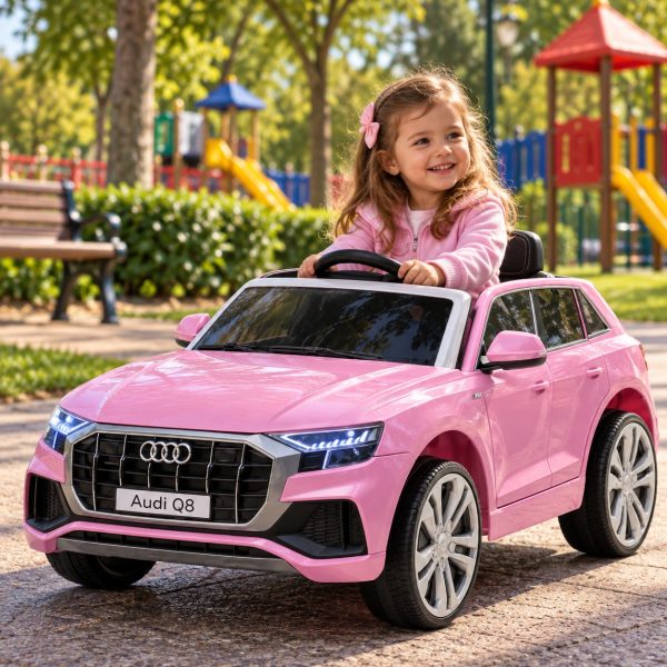 Automobil na akumulator Licencirani Audi Q8 - pink