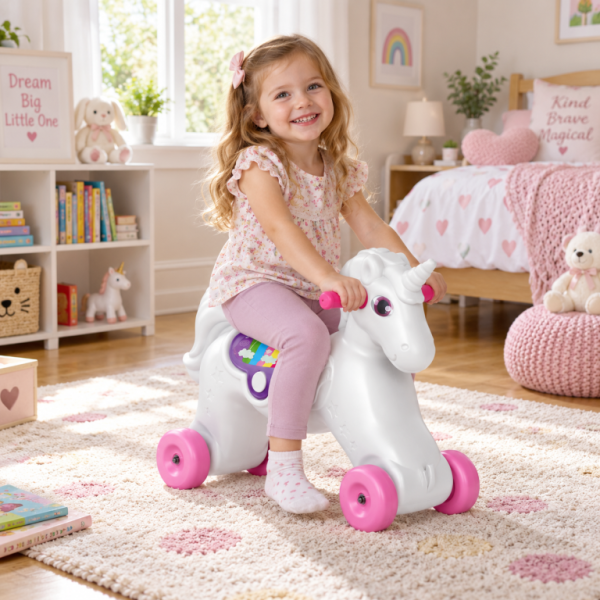 Unicorn klackalica i guralica 2u1 – 025098