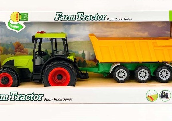 Traktor sa kiper prikolicom